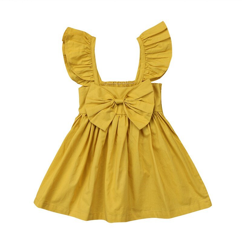 Fly sleeve bow dress - Dresses -  Trend Goods