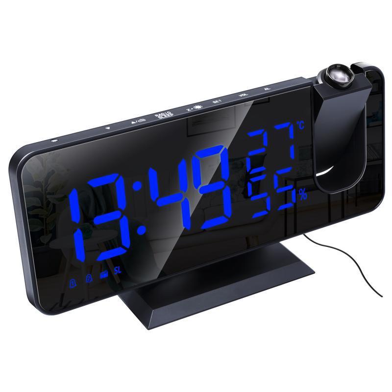 Fm Radio, Led Digital Smart Alarm Clock, Table Clock, USB Alarm Clock With Projection Time - Alarm Clocks -  Trend Goods