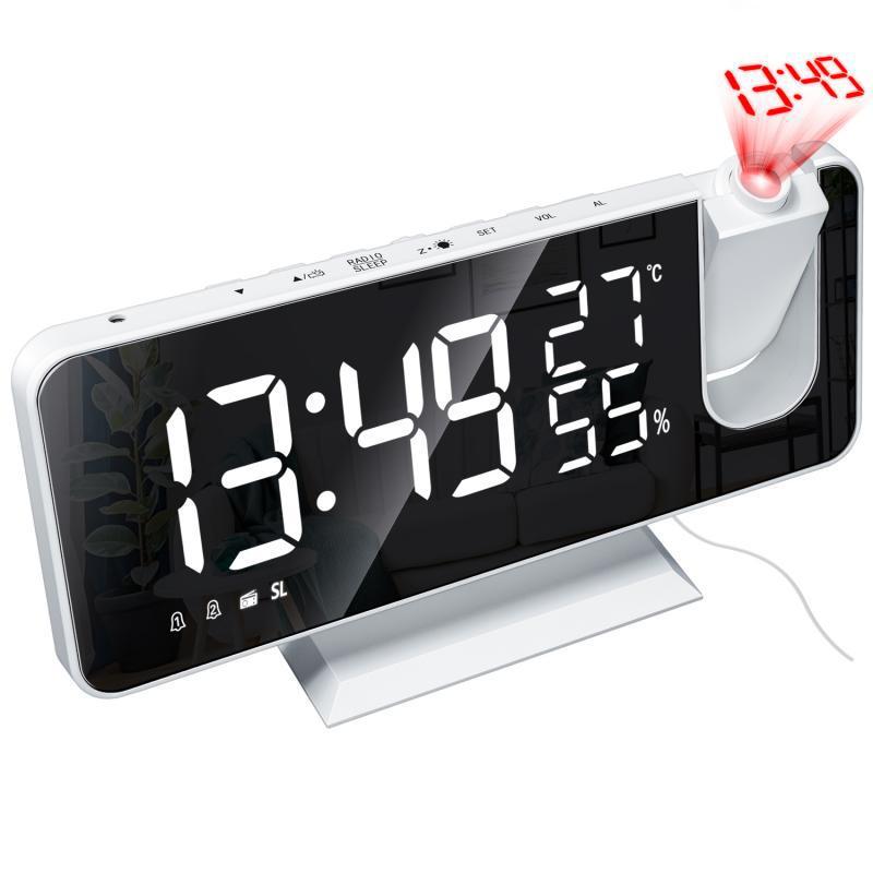 Fm Radio, Led Digital Smart Alarm Clock, Table Clock, USB Alarm Clock With Projection Time - Alarm Clocks -  Trend Goods