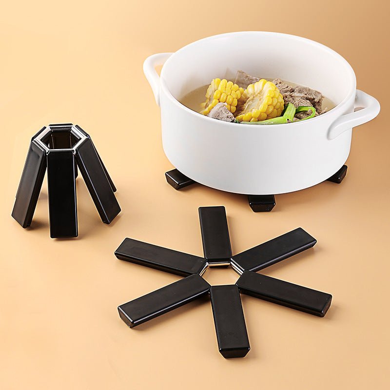 Foldable Pan Mat Sturdy Heat Resistant ABS Heat-insulated Anti-slip Anti-scald Pot Placemat - Kitchen Tools -  Trend Goods