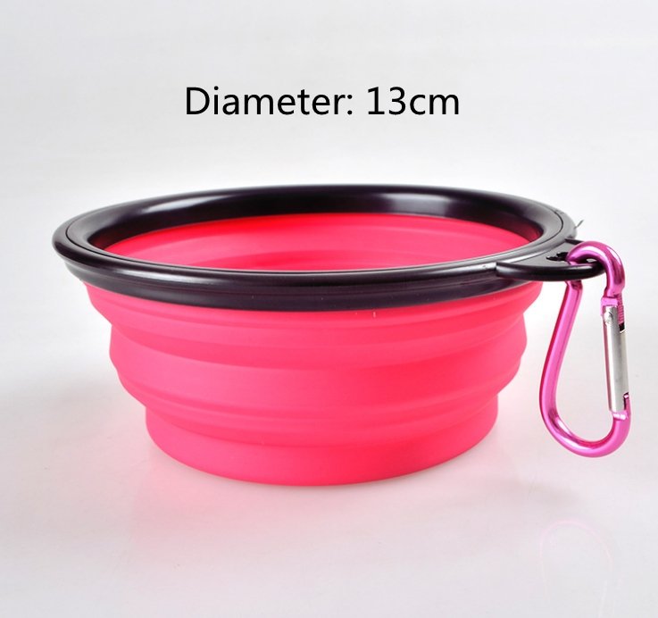 Folded Silicone Pet Dog Bowl - Pet Bowls -  Trend Goods