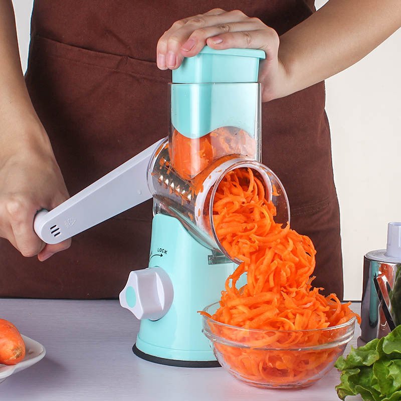 Food Processor Vegetable Chopper Kitchen Roller Gadgets Tool Vegetable Cutter Round Slicer - Kitchen Slicers -  Trend Goods