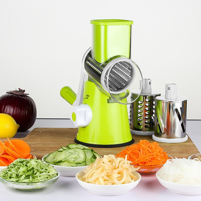 Food Processor Vegetable Chopper Kitchen Roller Gadgets Tool Vegetable Cutter Round Slicer - Kitchen Slicers -  Trend Goods