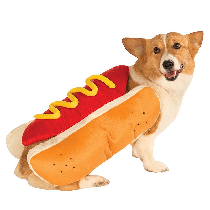 Funny Halloween Costumes For Dogs Puppy Pet Clothing Hot Dog Design - Pet Apparel -  Trend Goods