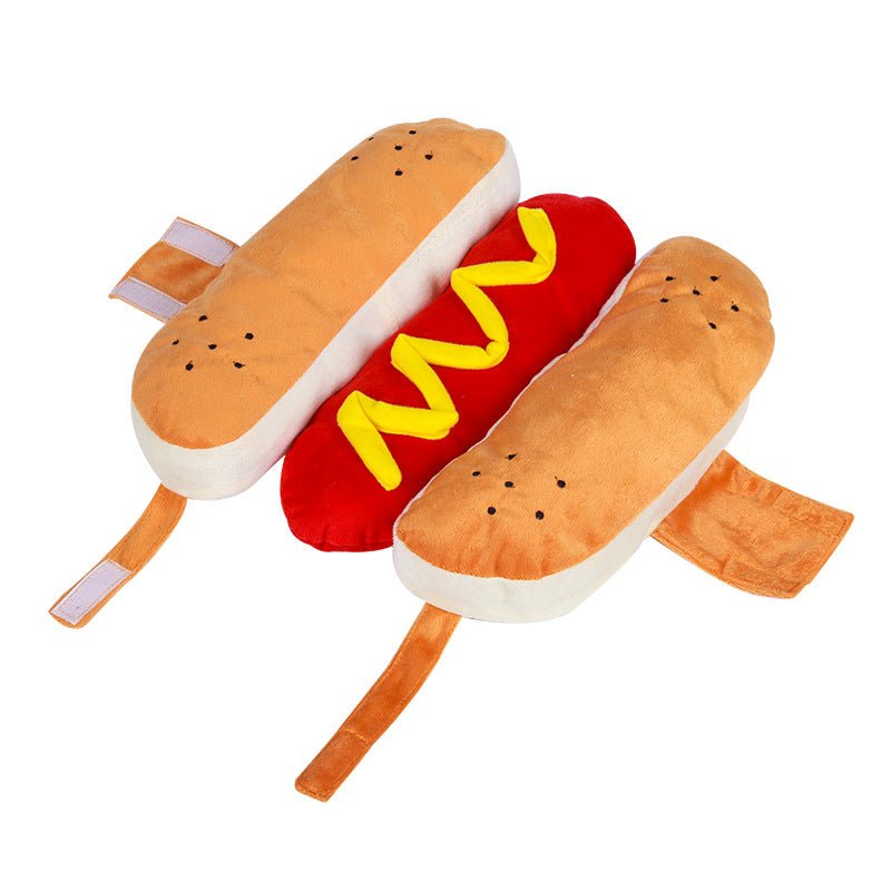 Funny Halloween Costumes For Dogs Puppy Pet Clothing Hot Dog Design - Pet Apparel -  Trend Goods