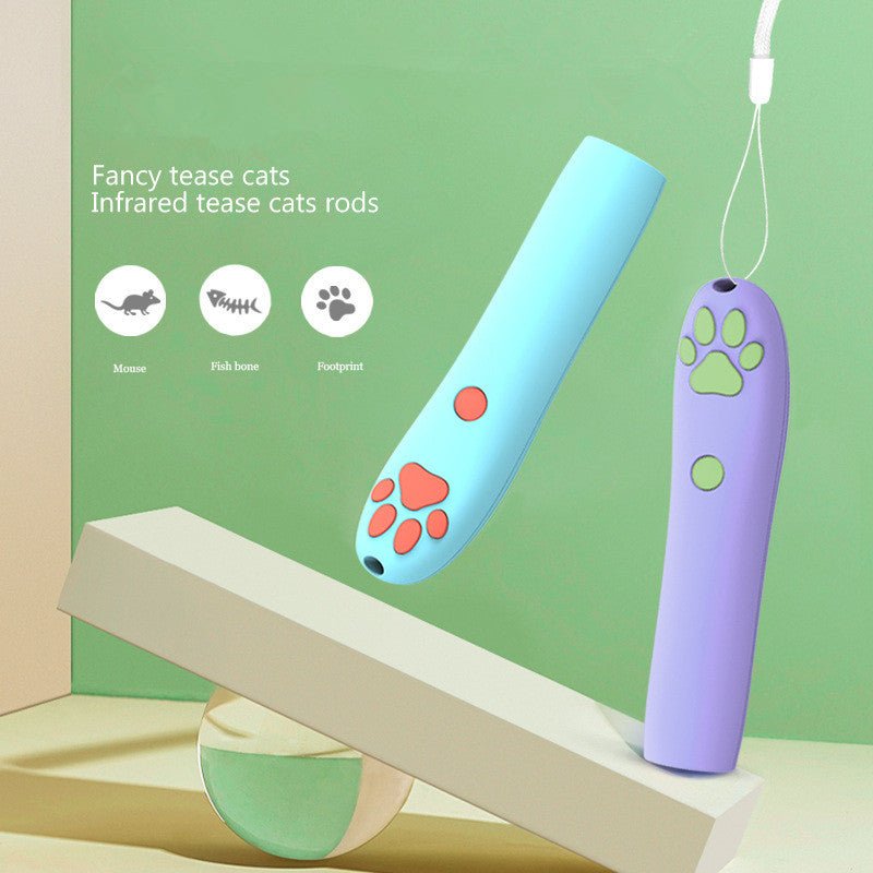 Funny Remote Control LED Laser Cat Stick Pet Toy - Cat Toys -  Trend Goods