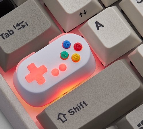 Game Console Handle Metal Transparent Keycap Wireless Mechanical Keyboard Switch - Keyboard Accessories -  Trend Goods