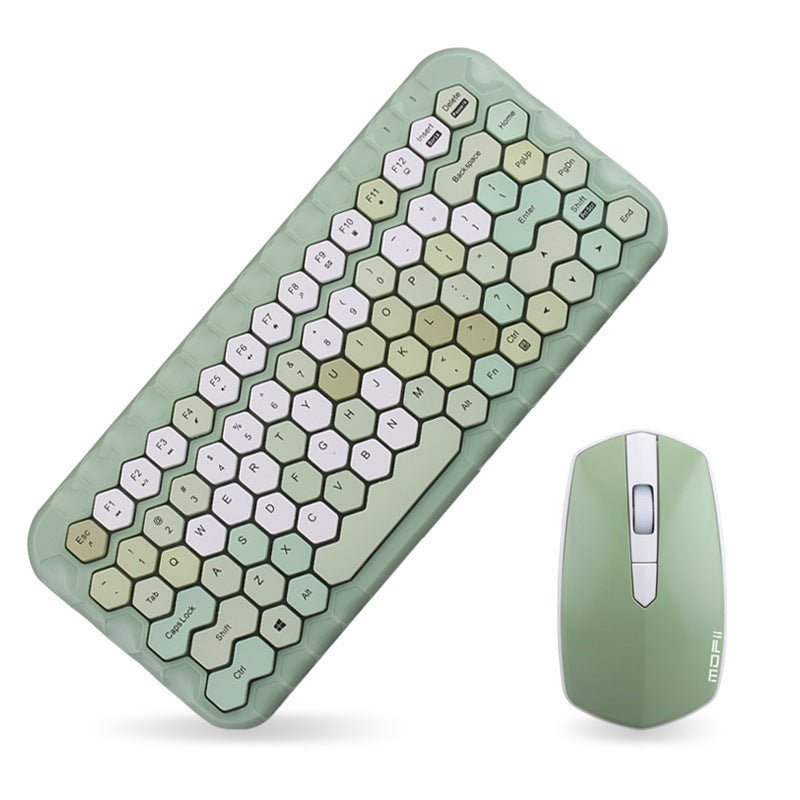 Girls Favorite Wireless Keyboard And Mouse Set Mini Keyboard - Keyboard Mouse Set -  Trend Goods