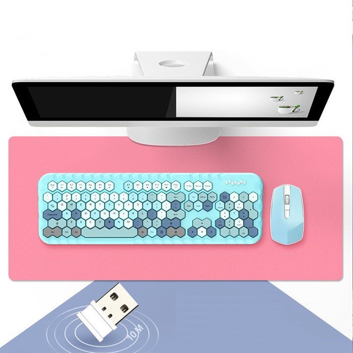 Girls Favorite Wireless Keyboard And Mouse Set Mini Keyboard - Keyboard Mouse Set -  Trend Goods