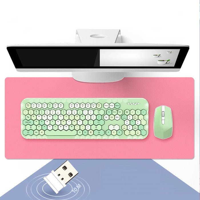 Girls Favorite Wireless Keyboard And Mouse Set Mini Keyboard - Keyboard Mouse Set -  Trend Goods