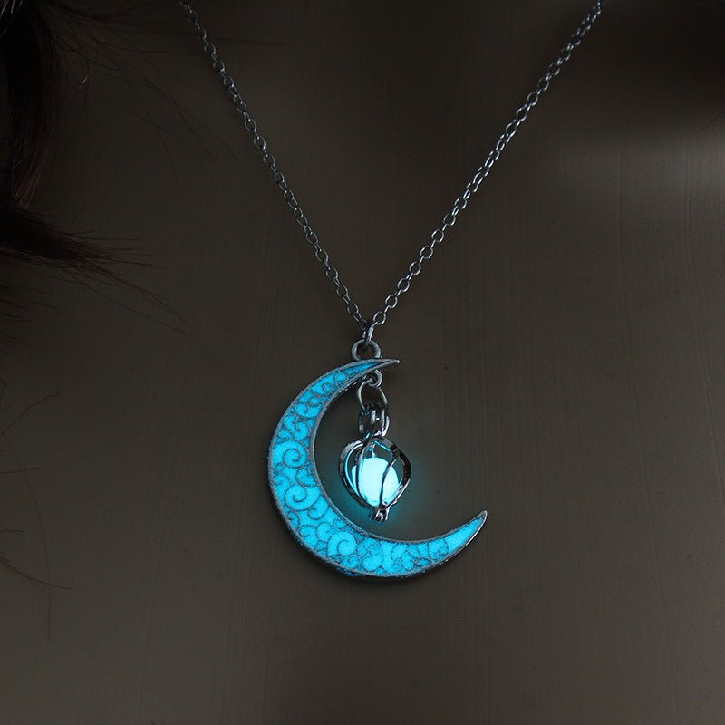 Glowing Pendant Necklaces Silver Plated Chain Necklaces - Necklaces -  Trend Goods