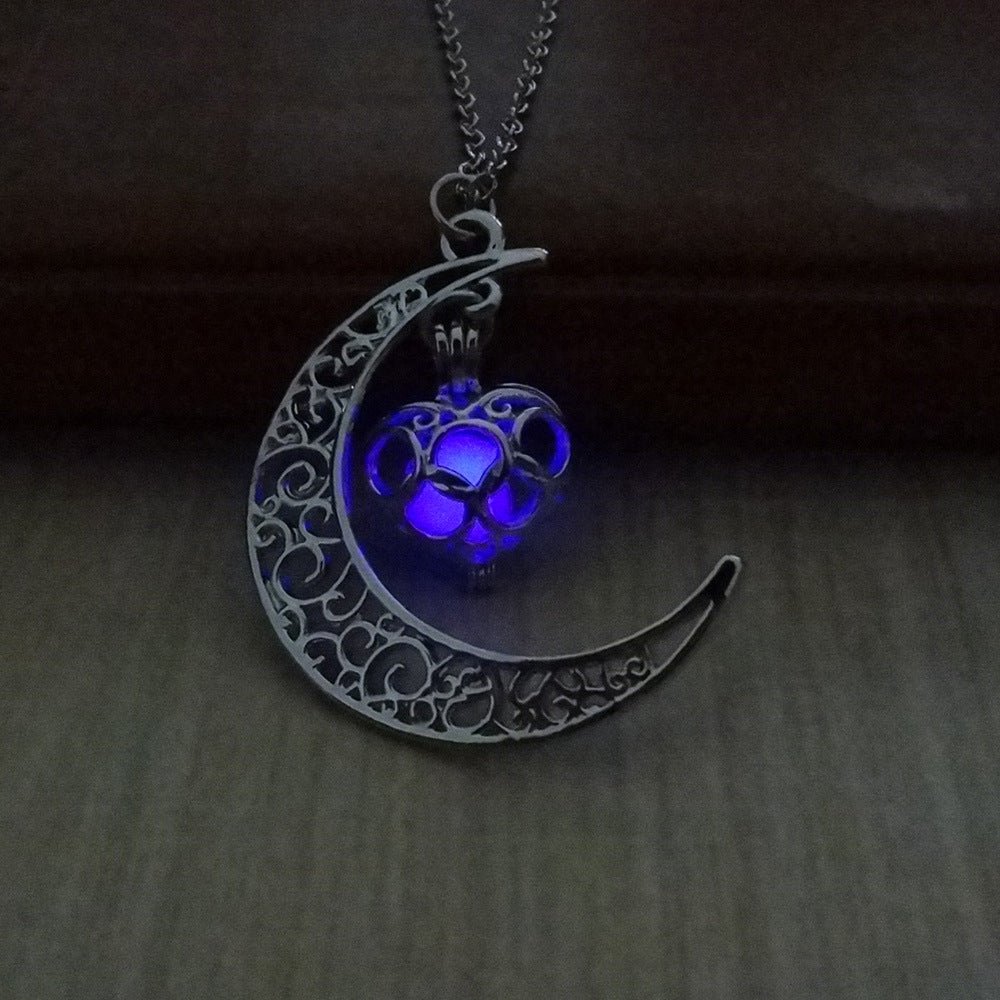 Glowing Pendant Necklaces Silver Plated Chain Necklaces - Necklaces -  Trend Goods