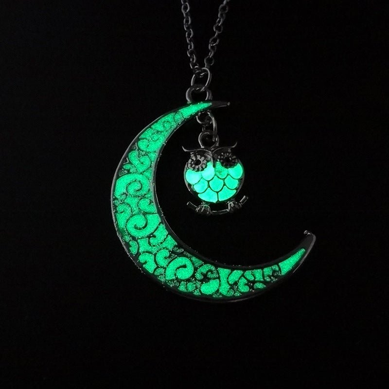 Glowing Pendant Necklaces Silver Plated Chain Necklaces - Necklaces -  Trend Goods