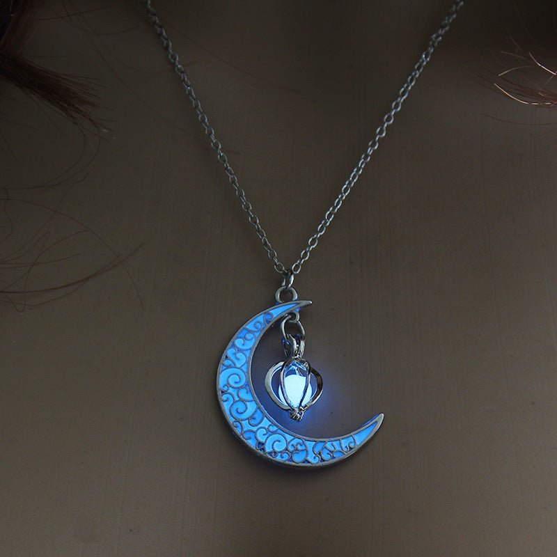 Glowing Pendant Necklaces Silver Plated Chain Necklaces - Necklaces -  Trend Goods