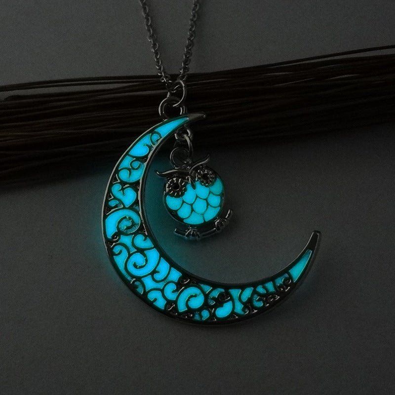 Glowing Pendant Necklaces Silver Plated Chain Necklaces - Necklaces -  Trend Goods