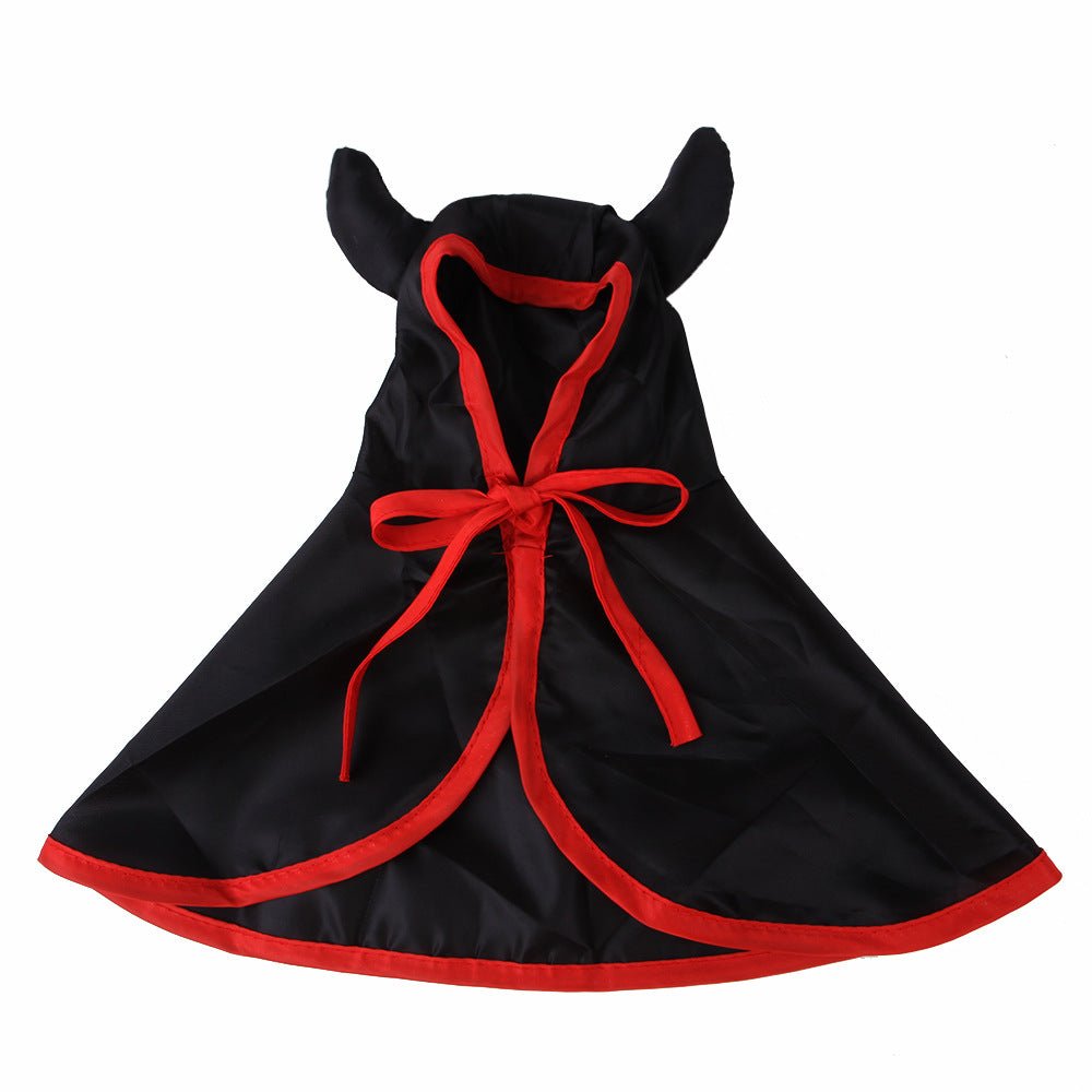 Halloween Pet Dog Cat Horn Cloak Cape - Pet Apparel -  Trend Goods