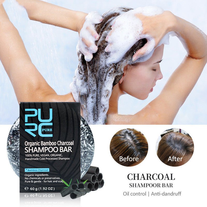 Hand-Extracted Soap Shampoo Bamboo Charcoal Shampoo Soap - Soaps -  Trend Goods