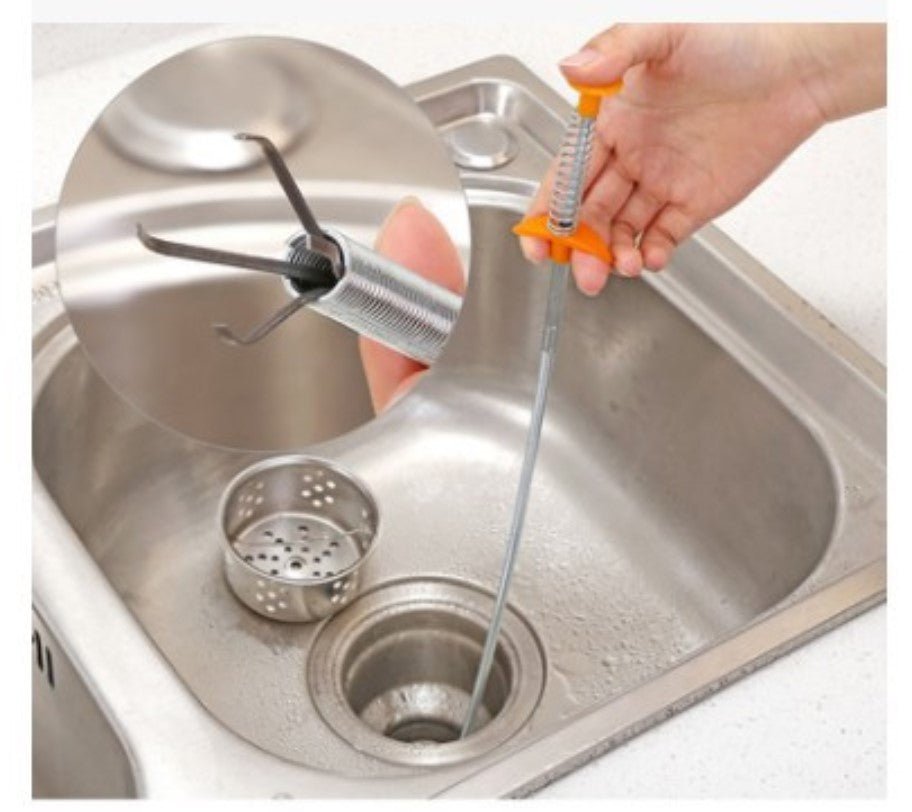 Hand Pinch Pipe Drain Unblocker Four Claw Retriever - Drain Unblockers -  Trend Goods