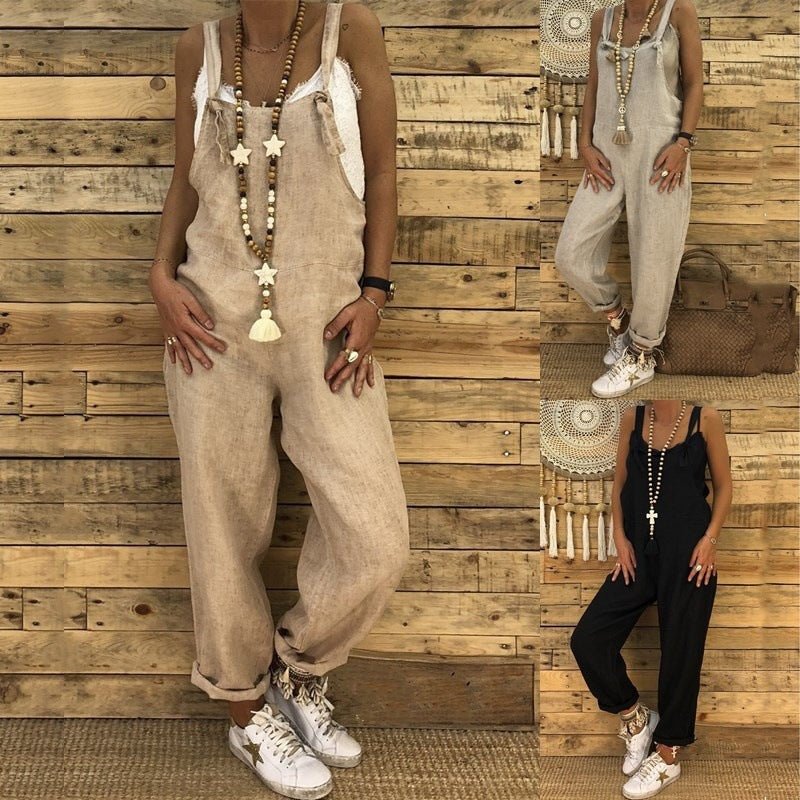 Hemp cotton jumpsuit - Rompers, Jumpsuits, Overalls -  Trend Goods