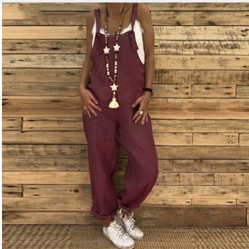 Hemp cotton jumpsuit - Rompers, Jumpsuits, Overalls -  Trend Goods