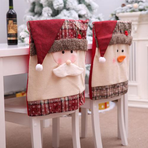 High quality Christmas Chairs Set Christmas goods table decorated Christmas hat - Holiday Decorations -  Trend Goods