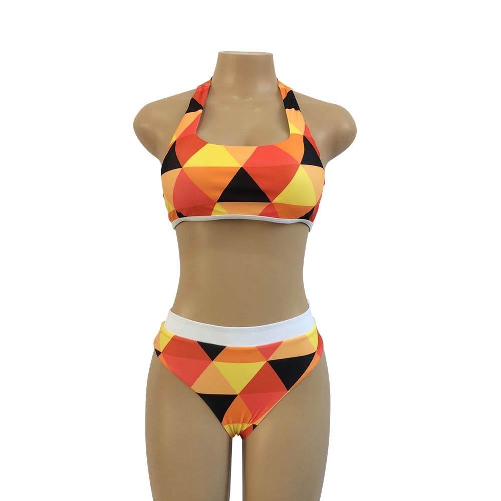 High Waist Vintage Bikini Set Swimsuit - Bikinis -  Trend Goods