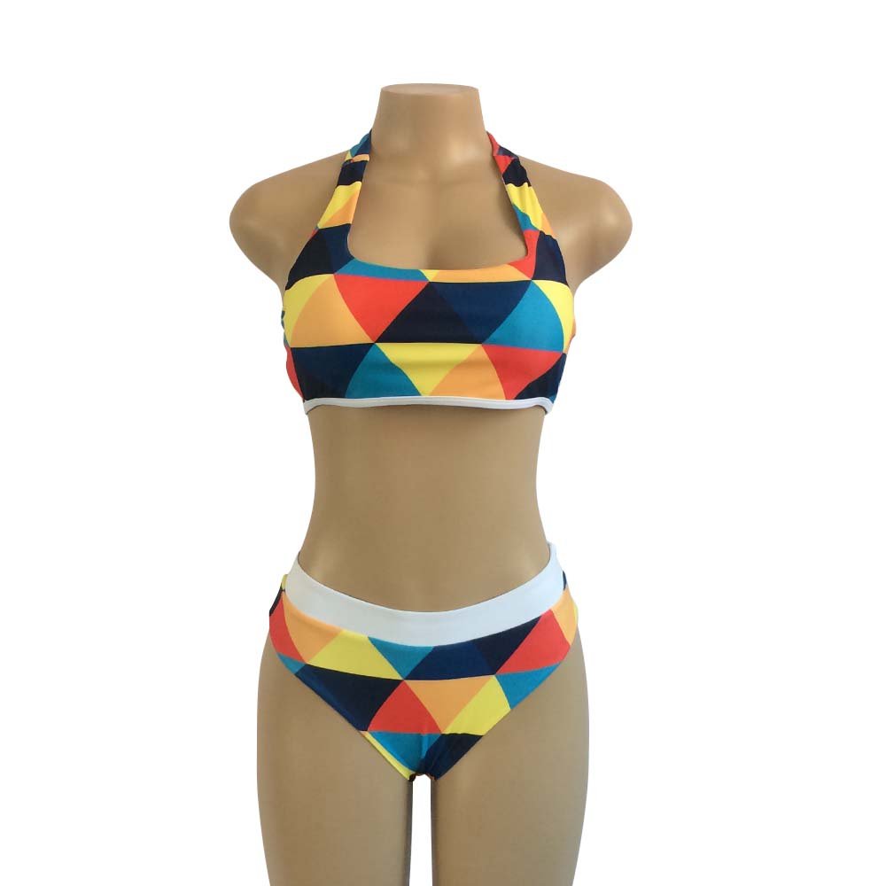 High Waist Vintage Bikini Set Swimsuit - Bikinis -  Trend Goods