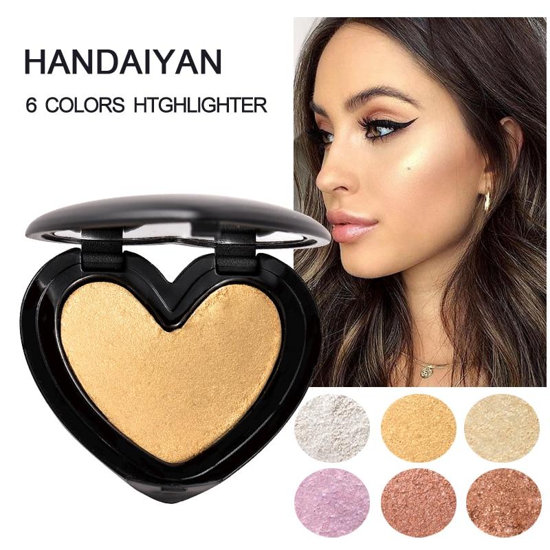 Highlighter Palette Cosmetic Face Contour Glow Makeup Bronze Powder - Face Powder -  Trend Goods