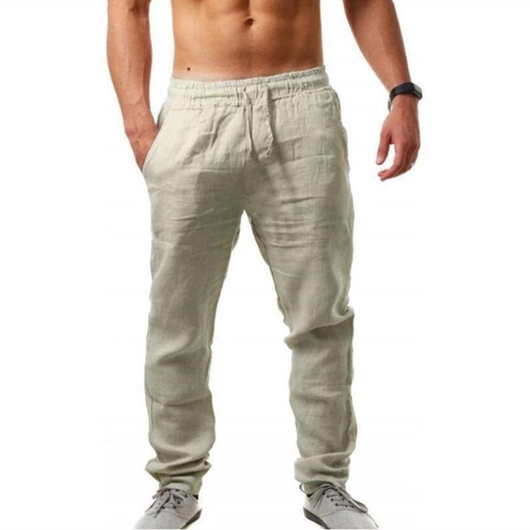 Hip Hop Breathable Cotton Linen Loose Casual Sports Pants - Pants -  Trend Goods