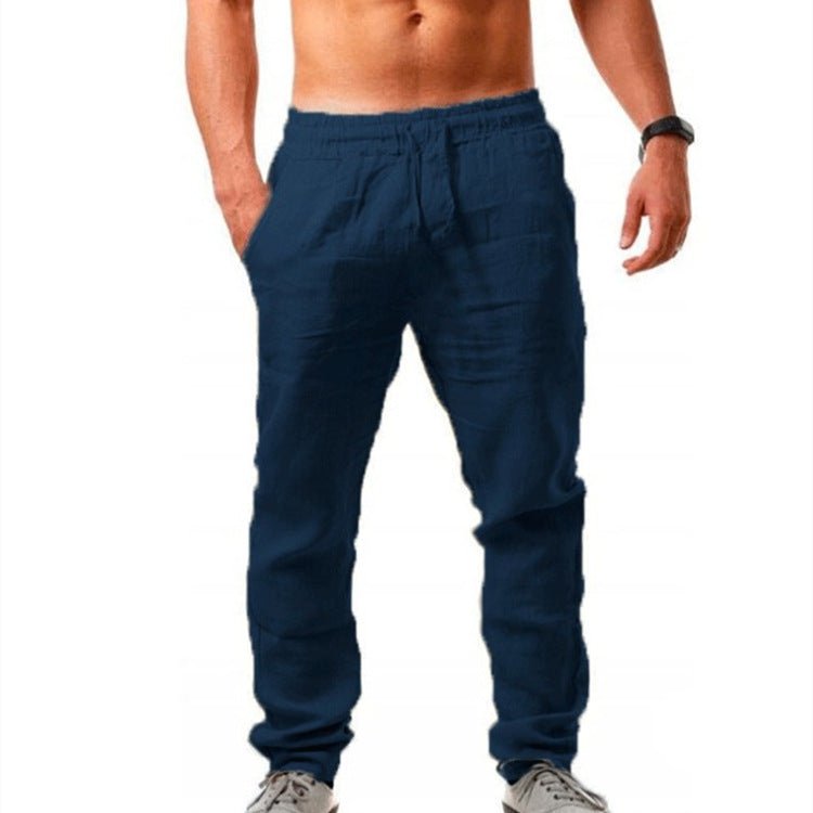 Hip Hop Breathable Cotton Linen Loose Casual Sports Pants - Pants -  Trend Goods