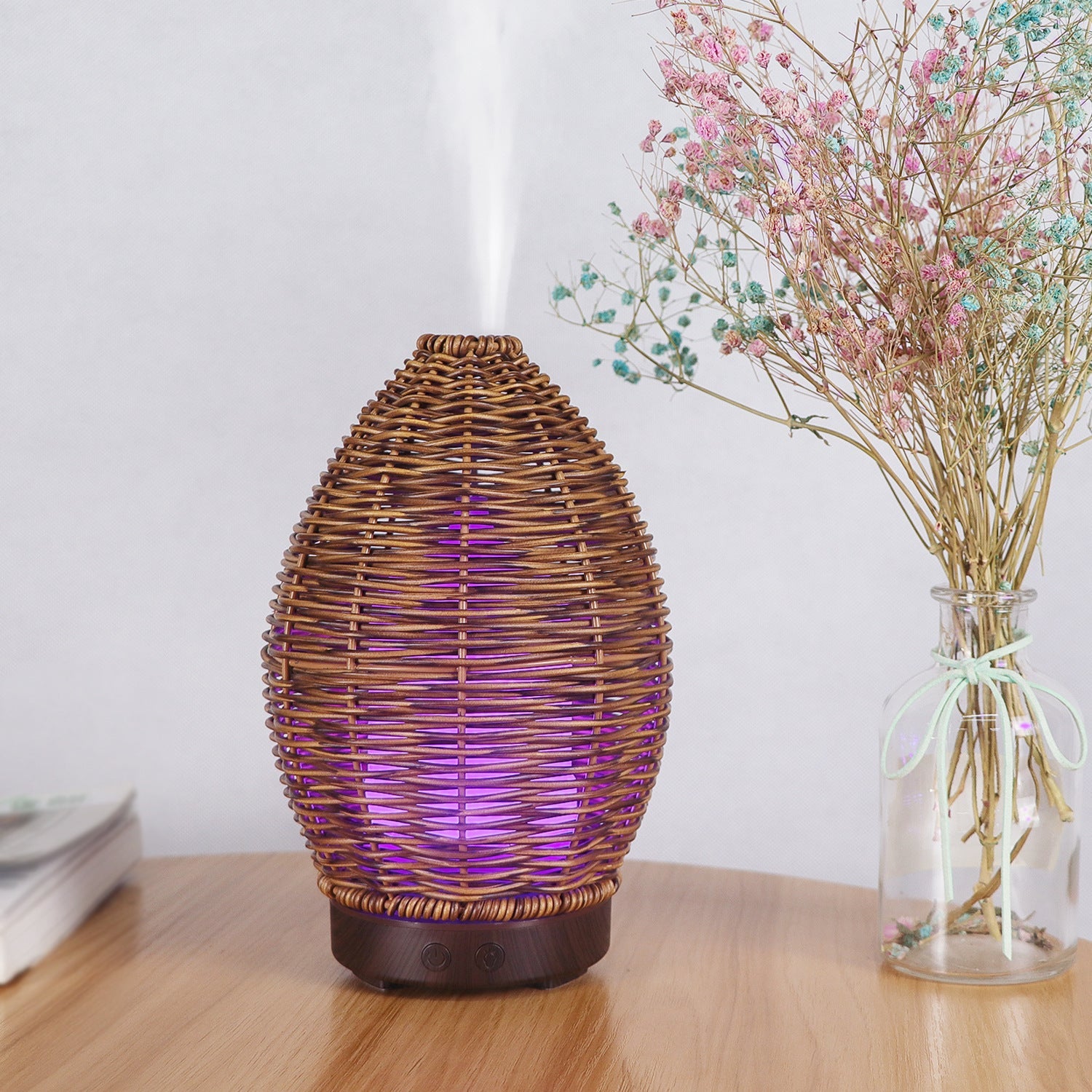 Home Fashion Hollow Rattan Aroma Diffuser - Oil Diffusers -  Trend Goods