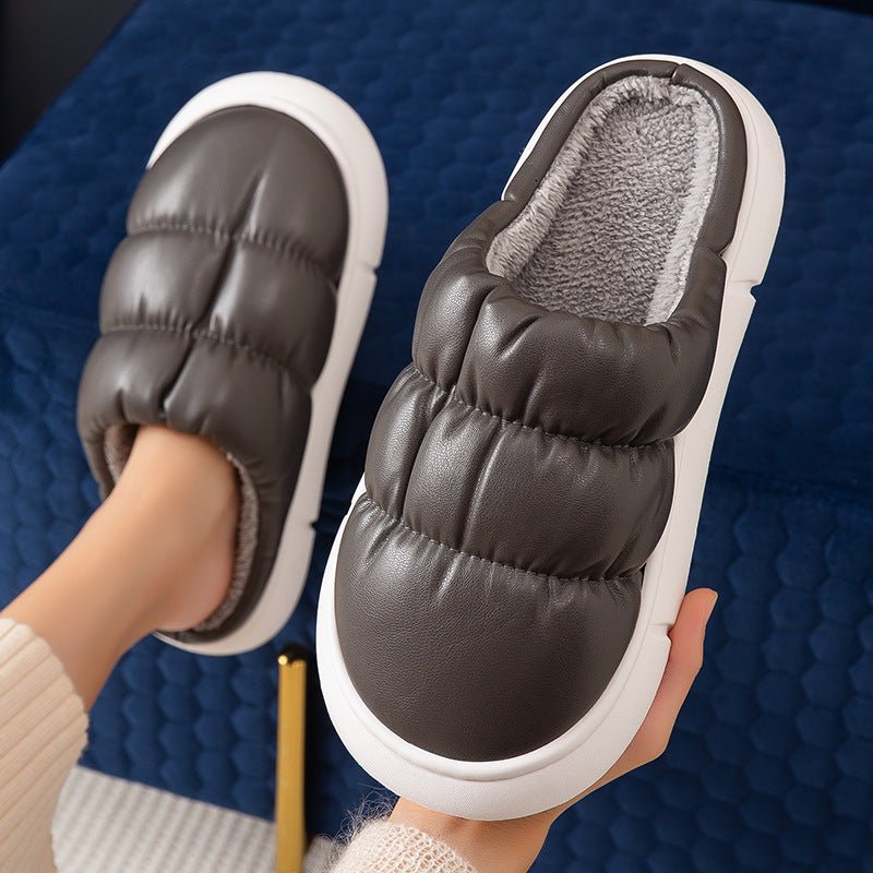 Home Slippers Soft Waterproof Non-slip Shoes Winter - Slippers -  Trend Goods