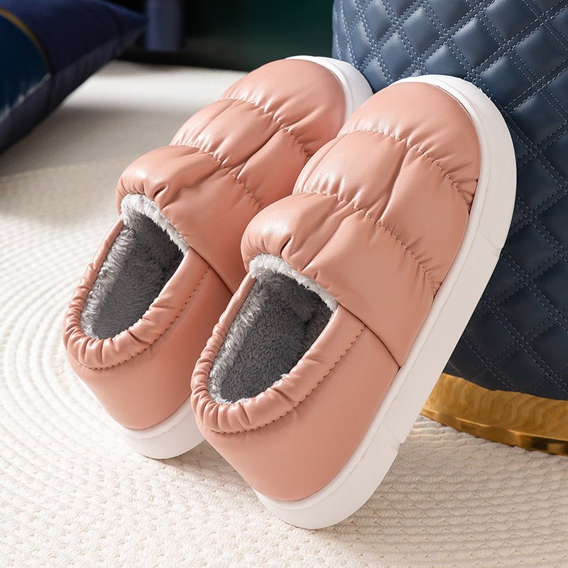 Home Slippers Soft Waterproof Non-slip Shoes Winter - Slippers -  Trend Goods