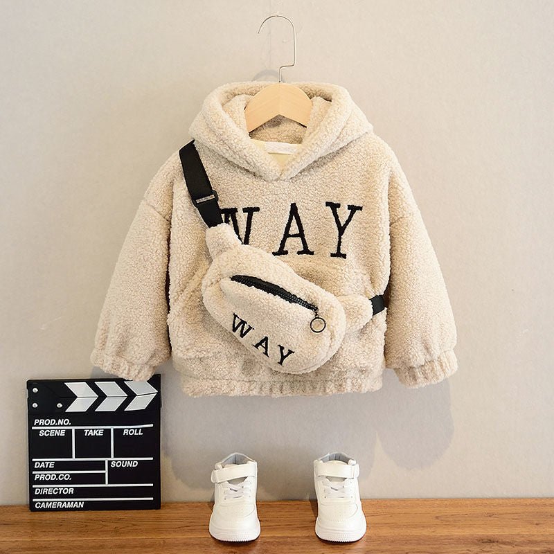 Hoodie Jacket with crossbody bag - Hoodies -  Trend Goods