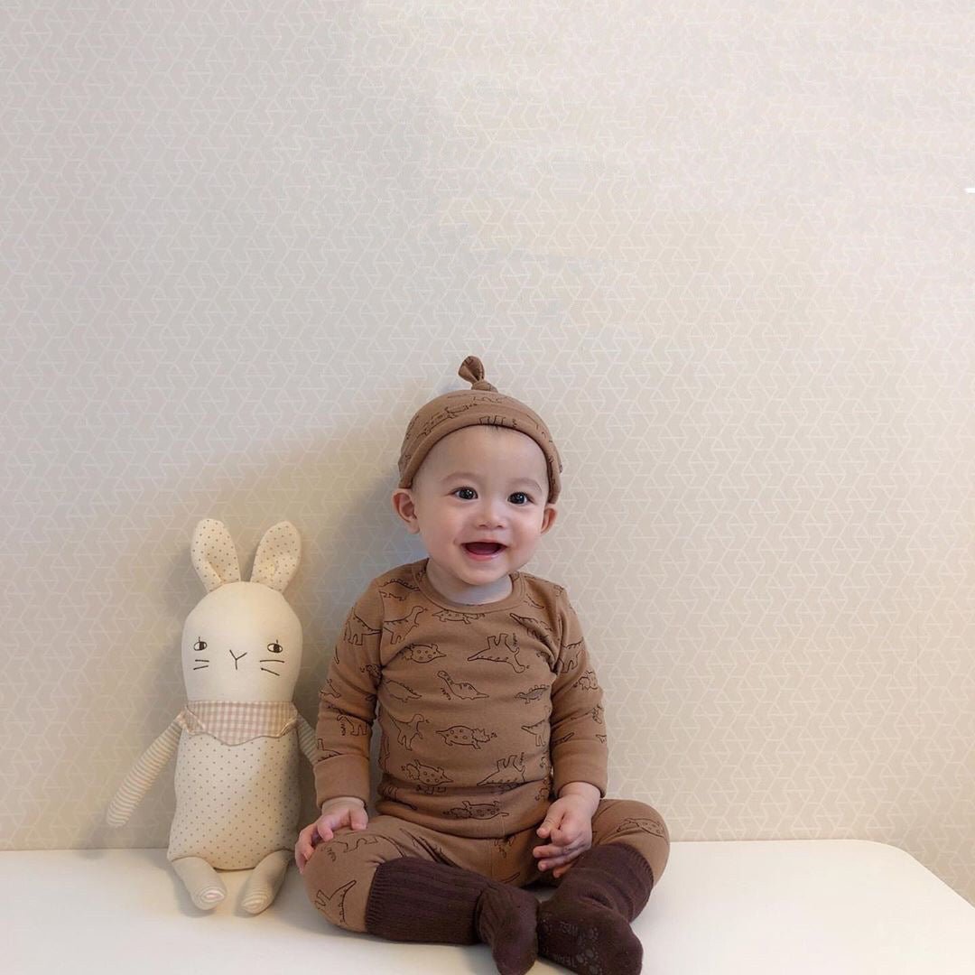 Infant baby dinosaur round neck suit - Baby Clothing -  Trend Goods