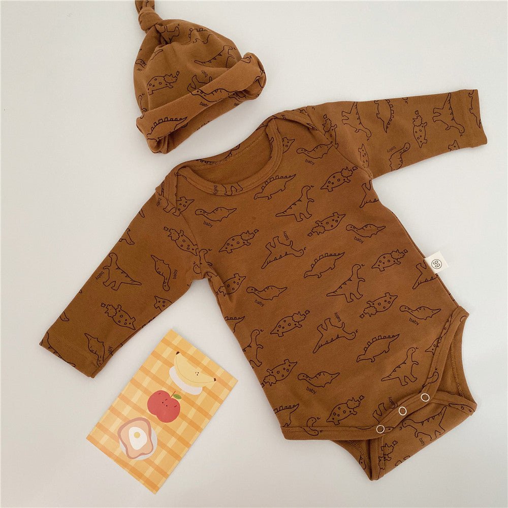 Infant baby dinosaur round neck suit - Baby Clothing -  Trend Goods