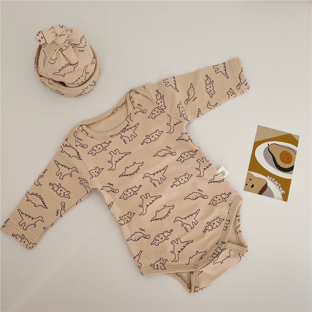 Infant baby dinosaur round neck suit - Baby Clothing -  Trend Goods