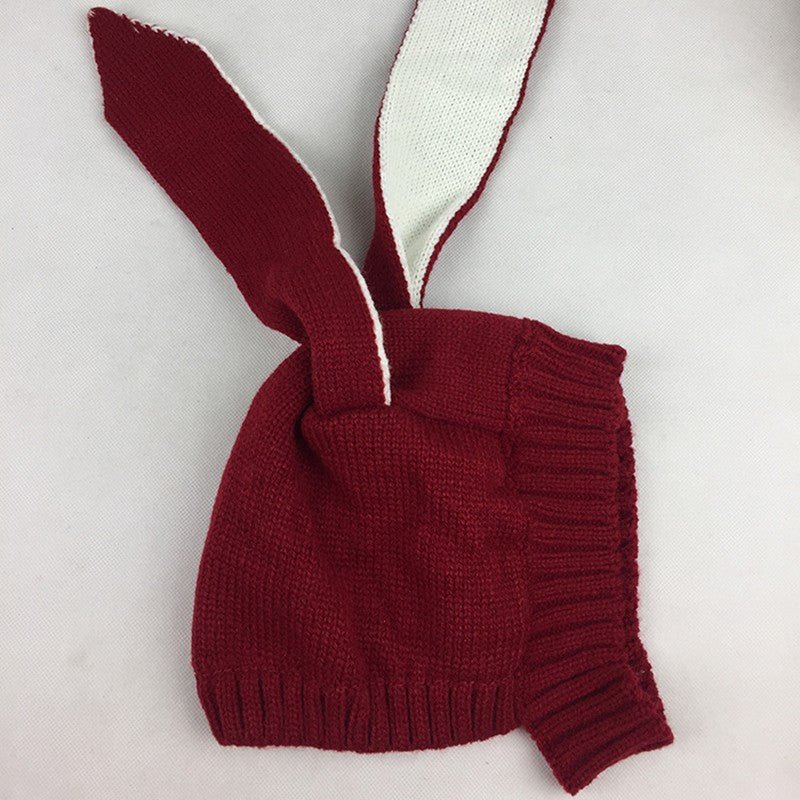 Infant Knitted Baby Hat Adorable Rabbit Long Ear Hat - Knit Hats -  Trend Goods