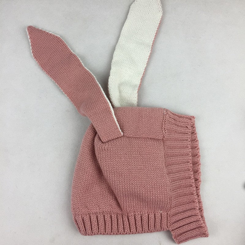 Infant Knitted Baby Hat Adorable Rabbit Long Ear Hat - Knit Hats -  Trend Goods