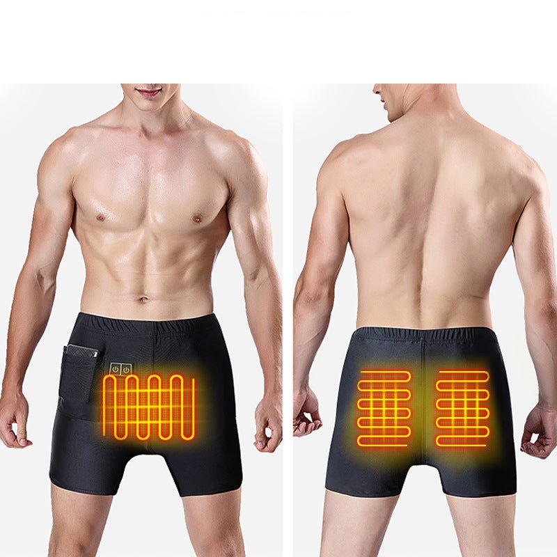 Intelligent Constant Temperature Warm Charging Heating Boxer Shorts - Heating Shorts -  Trend Goods