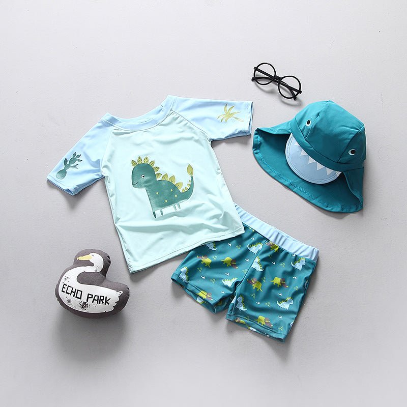 Kids Swimsuit Children Swimming Suit Dinosaur UV Swimwear Boy Baby Swimsuits - Swimwear -  Trend Goods