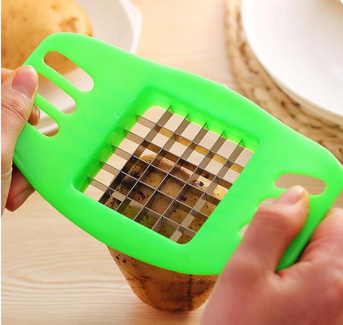 kitchen gadgets Blades Potato Chopper Stainless French Fries Slicer - Kitchen Gadgets -  Trend Goods