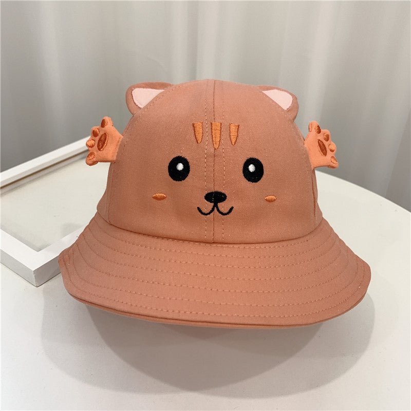 Kitten And Frog Sun Hat Small Pot Baby Hat - Hats -  Trend Goods