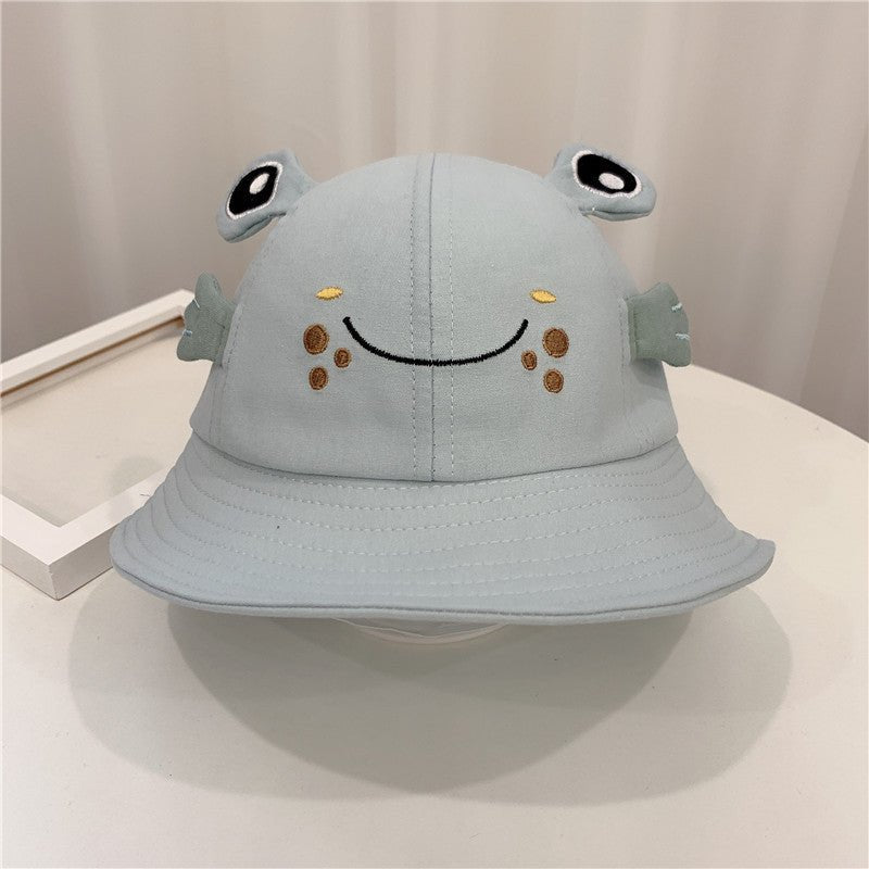 Kitten And Frog Sun Hat Small Pot Baby Hat - Hats -  Trend Goods