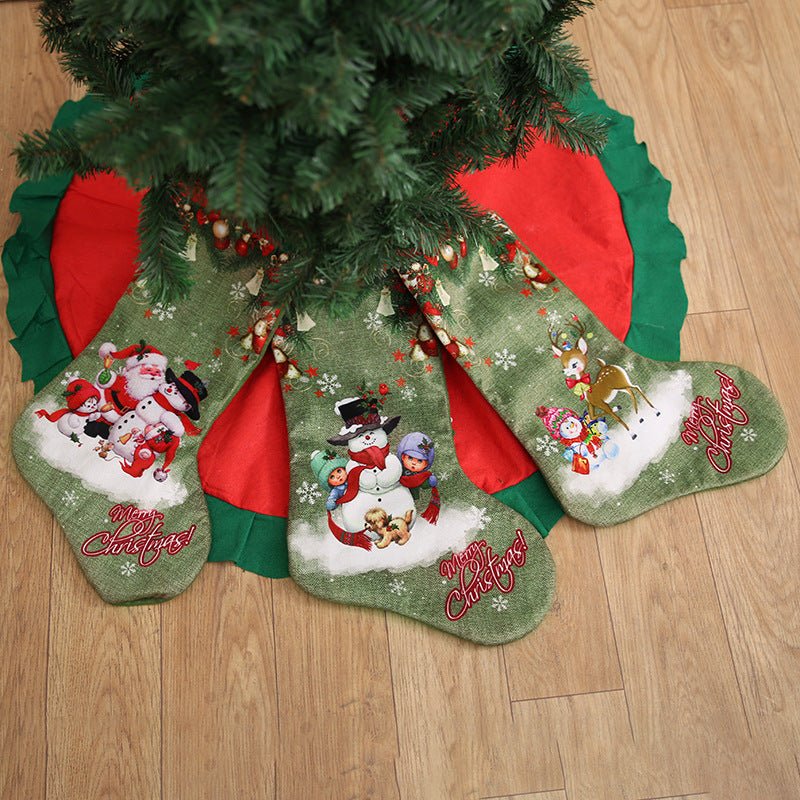 Large Christmas Gift Candy Stocking Ornament - Holiday Decorations -  Trend Goods