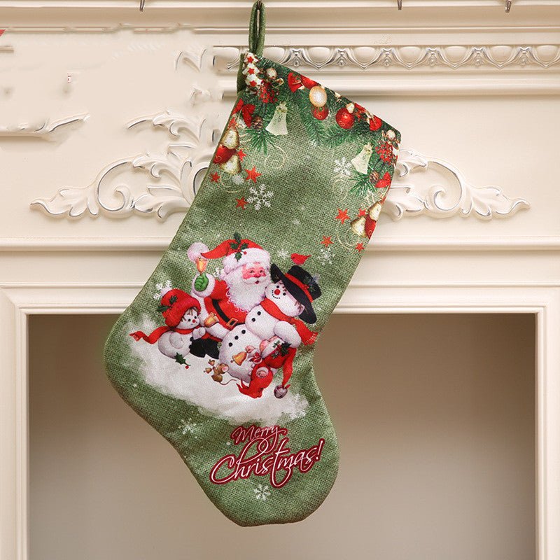 Large Christmas Gift Candy Stocking Ornament - Holiday Decorations -  Trend Goods