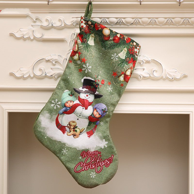 Large Christmas Gift Candy Stocking Ornament - Holiday Decorations -  Trend Goods