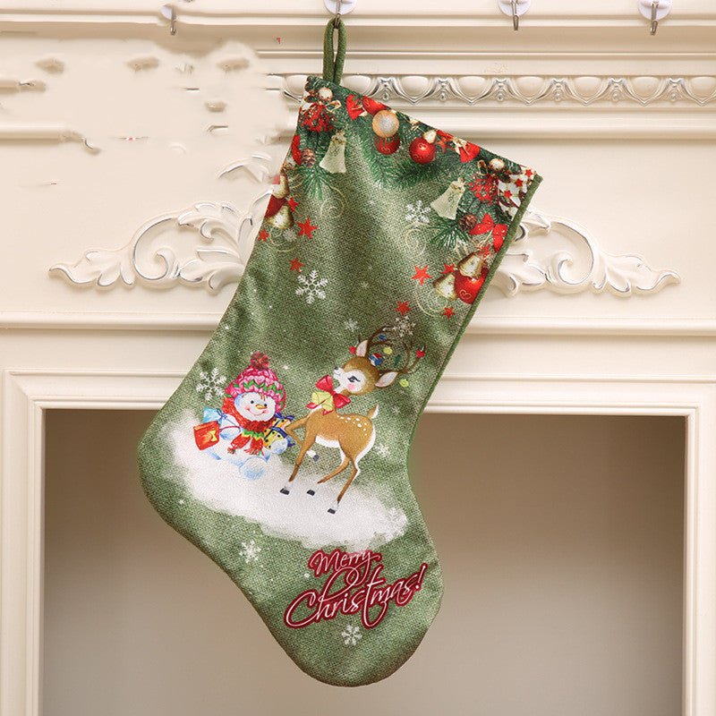 Large Christmas Gift Candy Stocking Ornament - Holiday Decorations -  Trend Goods