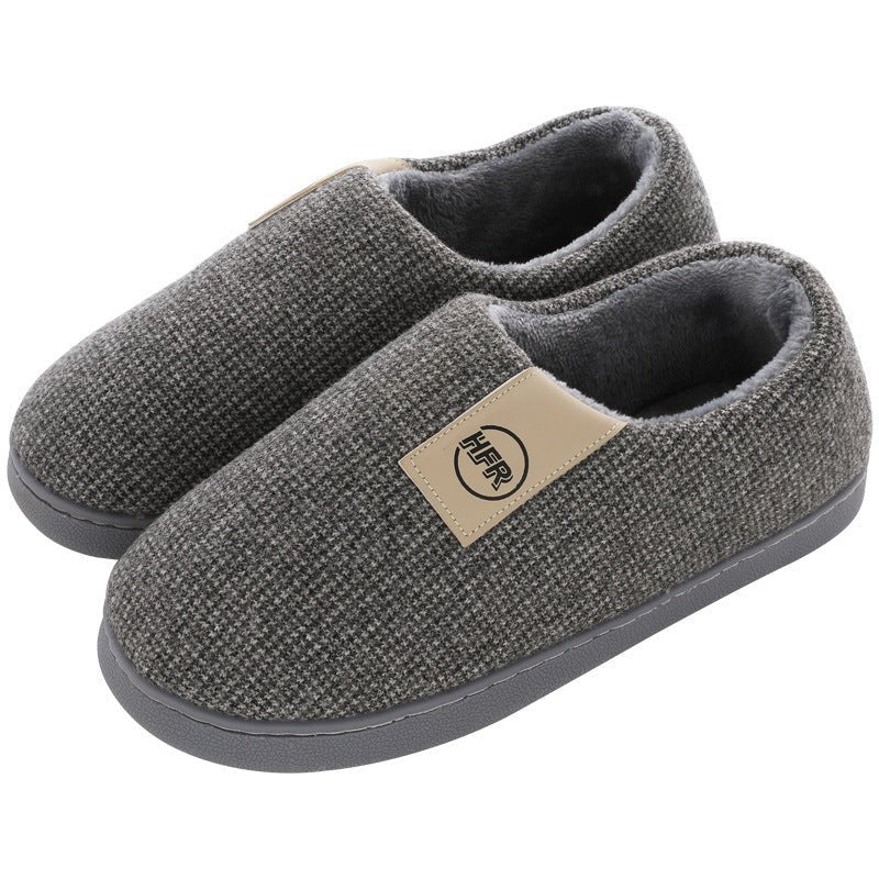 Large Size Men's Cotton Slippers Indoor Warm - Slippers -  Trend Goods