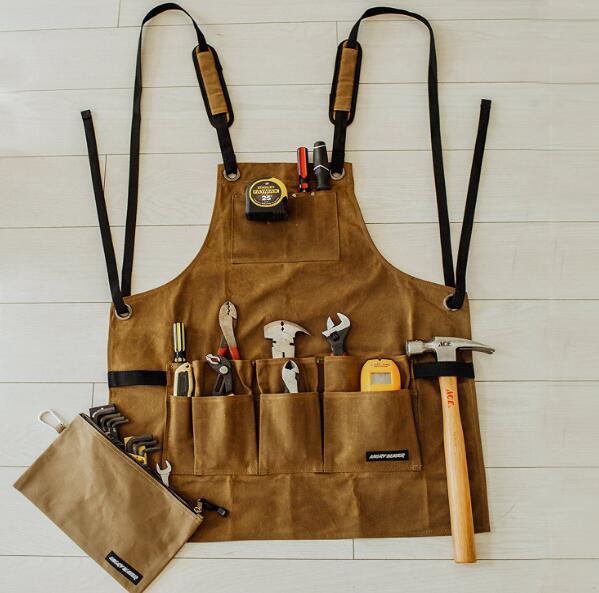 Leather webbing apron - Aprons -  Trend Goods